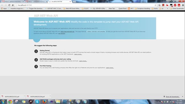 Running the application